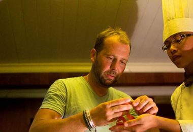 Au Co Cruise Onboard Activity Fruit Carving