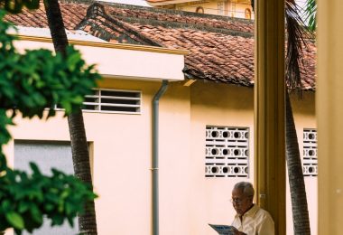 Vinh Trang Pagoda In Mekong Local Relaxing