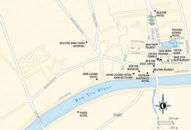 Ben Tre Travel Map