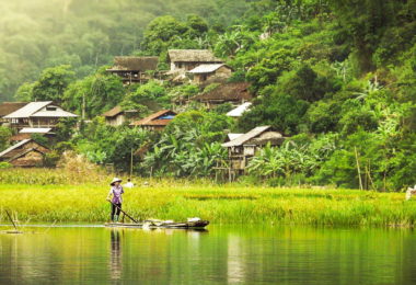 Ba Be Lake - Pac Ngoi Village - Banner