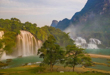 Ban Gioc Waterfall in Cao Bang Vietnam