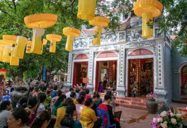 Tay Ho temple in Hanoi